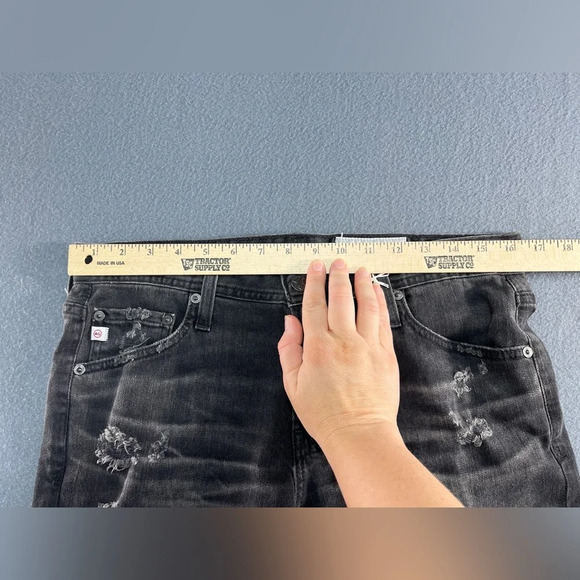 AG The Tellis Modern Slim Black Distressed Jeans - Picture 9 of 13